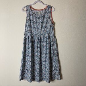 Seasalt Womens gylly dress sleeveless rain drop print midi dress 16